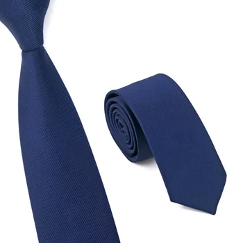 Hi-Cravată Cravată Subțire Bărbați Legături Solide Albastru Cravată Roșie Skinny Ingusta Cravata Pentru Barbati Formale Petrecere De Nunta Mirele En-Gros