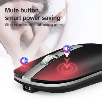 Bluetooth 5.1 Mouse-ul M50 Modul Dual Reîncărcabilă Wireless Gaming Office Mouse-ul Metal Roata Mut 2.4 G Gamer Mouse-ul Pentru Calculator PC