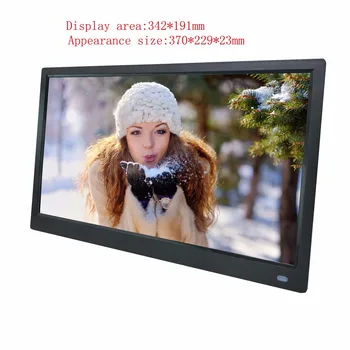 15. 6 inch IPS full HD unghi de vizualizare de sprijin verticală și orizontală a imaginii video player digital photo frame digital album