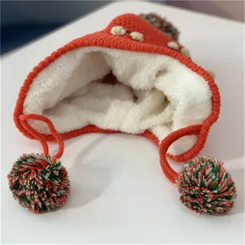 2019 Iarna Pluș Pompom Cherry Urechea Caldă de copii pentru Copii de Gros Chelioși Căciuli Elastic Pălărie Capac Fată Accesorii de Moda-QNC