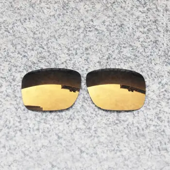 En-gros E. O. S Polarizate Îmbunătățită Lentile de Înlocuire pentru Oakley Big Taco ochelari de Soare-Bronz Aur Polarizati Oglinda