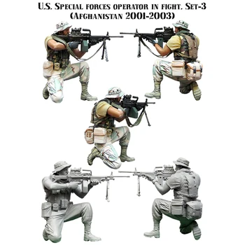 1/35 forțele Speciale AMERICANE operator în lupta Modernă soldat Rășină Figura soldați GK Neacoperite de Nici o culoare