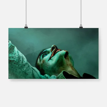 Joaquin Phoenix Joker Film Poster Poster Înrămat Cadru De Lemn Panza Pictura Arta De Perete Decor Dormitor Studiu Decor Acasă Printuri