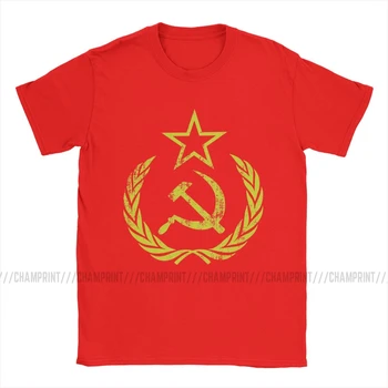 Comunist Pavilion Ciocanul, Secera T Camasa Barbati Noutate T-Shirt Comunism, Marxism Socialismul Haine Vintage CCCP Tricou