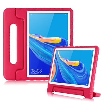 Mână-a avut loc la Șocuri Copii tabletă caz EVA Pentru Huawei MediaPad M6 10.8 CSM-AL09 CSM-W09 m6 10.8 inch Copii în Siguranță în caz de Silicon