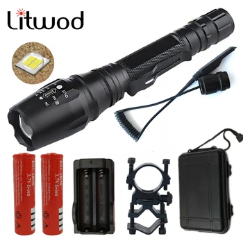 Litwod Z20 XHP50 &XHP 70 zoom LED lanterna Lanterna tactice Pentru 18650 baterii de aluminiu auto-apărare linterna lumini