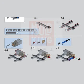 19Pcs 10-un Fel Personalizat MOC Știință Tehnologie Părți DIY Pneumatice Kit Cu Pompa de Aer Tija Comutatorului Piston (Culoare Aleatorii Conducta de Aer)