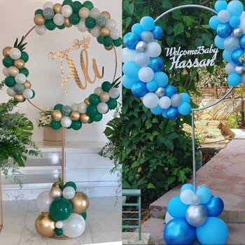 2set balonul rotund ghirlanda sta fundaluri deco cadru de nunta de decorare pentru copii copil adult petrecerea de ziua cerc baloane arcada kit