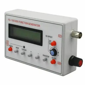 De vânzare la cald FG-100 DDS Funcția de Generator de Semnal Sinusoidal+Triunghi+Val Pătrat Contor de Frecvență 1Hz-500KHz