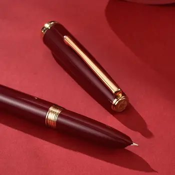HongDian 927 Aur de 14K Stilou, Extra Fine Peniță Rășină Clasic Pen Cadou