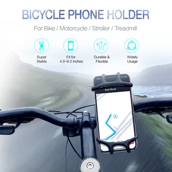 Suport Telefon Bicicleta Accesorii Universal Ceea Ce Soporte Telefono Moto Silicon Ghidon Suport Stand Porta Celular Bicicleta
