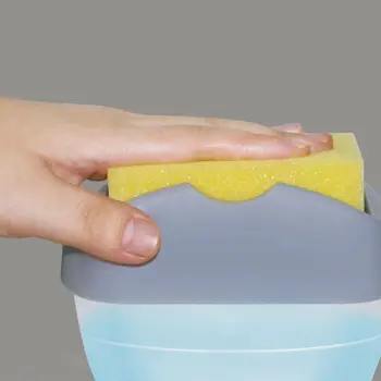 Bucătărie nouă Spălare Detergent Lichid Dozator Cu Burete Cutie de Presă-tip Lichid Cutie bureților de Vase Dozator de Săpun