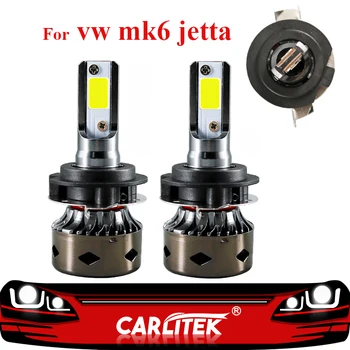 CARLitek Pentru vw jetta mk6 Bec H7 Led-uri Auto Far 12V 12000LM 72W 6000K Mini Automată a Farului de Ceață de Lumină cu Canbus