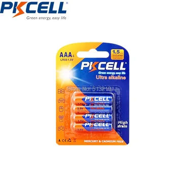 40pcs PKCELL 1,5 V AAA LR03 baterie E92 AM4 MN2400 MX2400 baterii alcaline akumulator lr03 Baterii uscate pentru toothbrus