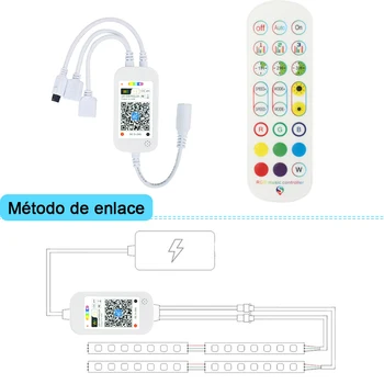 WiFi Smart LED Controler 4 Pin RGB LED Strip Lumina Contoller 5-24V APP Remote Control Vocal Lucra cu Alexa Echo Google
