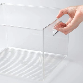 29X20X15cm Organizator Acrilice Transparente Frigider Sertar Cutie de Depozitare din Plastic Desktop Dormitor Baie Cutie de Depozitare