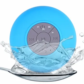1 buc aspirator Portabil cupa mini albastru-dinți vorbitor player hands-free răspunde la telefon rezistent la apa de baie auto accesorii de bucatarie