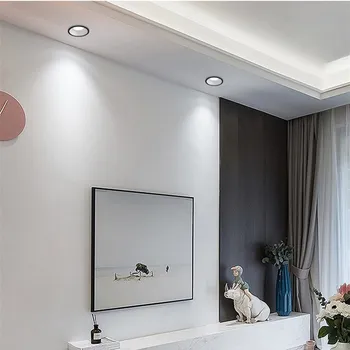 Noul Plafon cu Led-uri corp de Iluminat Anti-orbire Interior Plafon de Iluminat Spot LED Estompat o putere de 10W, 12W 7W Pentru Bucătărie Sufragerie Camera de zi