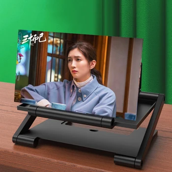 Ecran 3D Amplificator Telefon Mobil Lupă HD Stand Pentru Video Ecran de Pliere Ochii Extinsă a Titularului