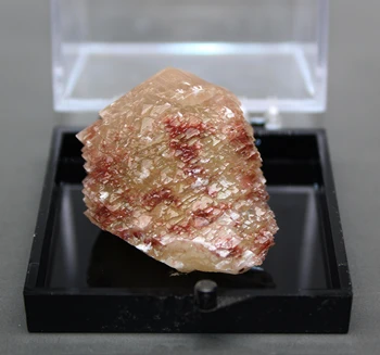 Natural Calcit minerale-specimen de pietre si cristale cristale de cuarț pietre pretioase dimensiuni cutie 5.2 cm