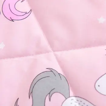 Tata Si Mama Pink Unicorn Desene Animate Matlasat Quilt Pătură Regina King Size Iarna Fular Gros Set Periat Șlefuire Microfibra