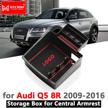 Cotiera Cutie Depozitare pentru Audi Q5 8R 2009 - 2016 MK1 Arimare Ordonare Organizator Accesorii 2010 2011 2012 2013 S Line