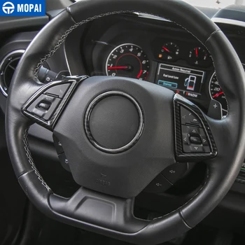 MOPAI ABS Interioare Auto Volan Decor Acoperi Ornamente Autocolante pentru Chevrolet Camaro 2017 Up Accesorii Auto Styling