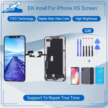 Elekworld Clasa EK Incell Pentru iPhone XS Display LCD 3D, Ecran Tactil Digitizer Înlocuirea Ansamblului Pentru iPhoneXS Piese Cu Cadou