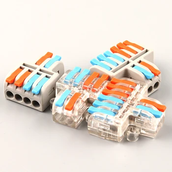 Mini Tip Fast-Cablu Conector Conector de Sârmă SPL 42 /62 Push-in Mic Conductor Splitter Cabluri Bloc Terminal