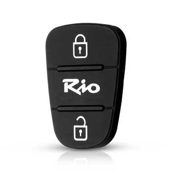 Dandkey 10buc Pentru Hyundai Picanto Solaris RIO, Sportage, Elantra, Kia Verna 3 Butoane Flip Cheie de la Distanță Masina Shell Caz Tampoane de Cauciuc