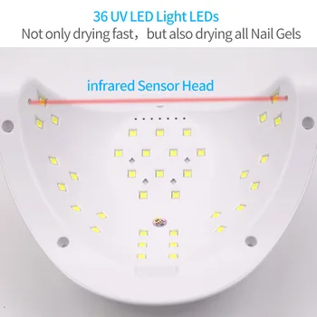 SOARELE X5 Plus 80W LED UV Unghii Gel Lampa Uscare Rapida Unghii Uscător de Mașină Lampă pentru Unghii cu Uscare UV Gel Polish Instrumente Nail Art