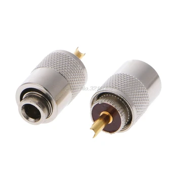 10 Buc UHF PL-259 de sex Masculin Lipire Conector RF Prize Pentru RG8X Coaxial Cablu Coaxial Sep12 Whosale&DropShip