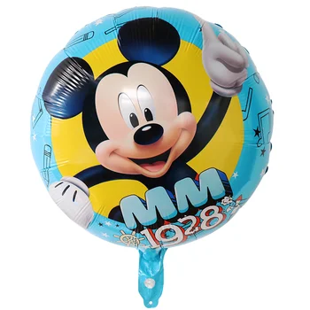 10buc 18inch Mickey Minnie Mouse Folie, Baloane cu Heliu Copil de Dus Petrecere de Aniversare de Nunta de Decorare pentru Copii Jucării Clasice Aer Globos
