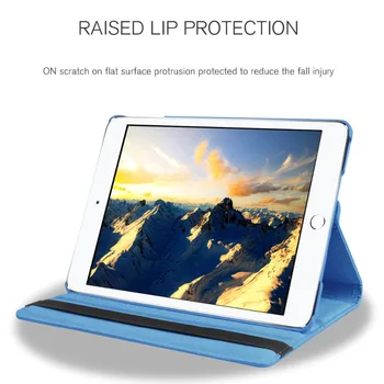 Pentru Ipad Air 2 / de Aer 1 Smart case 360 Rotativ Stand Piele PU Caz Acoperire Pentru iPad 5 / 6 Auto Sleep/Wake up Cazul funda Capa+Pen