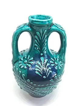 Ceramica Turcoaz Ghiveci De Flori Vaza Decor Decor Acasă Ghiveci Țiglă Tradițională Vaza De Masă De Creatie Handmade