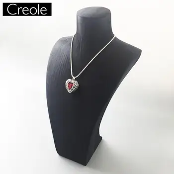Pandantiv Roșu Inima Cu Aripi De Argint 925 Cubic Pentru Femei La Modă Cadou Europa Brelocuri Bijuterii Se Potrivesc Pandantiv Colier