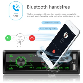 M10 Car Stereo MP3 Player, Radio FM, Ecran Tactil LCD Dual Bluetooth USB AUX-in de Redare Muzică cu Microfon, control de la distanță