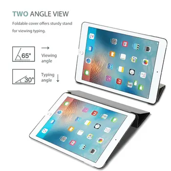 Pentru iPad 2 3 4 Caz Usoare Inteligent Subțire Shell Translucid Înghețat Capacul din Spate pentru iPad 2 3 4 Auto Wake/Sleep A1395 A1396 A1430