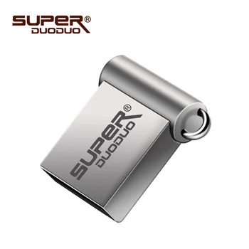 Cel mai nou super-Mini-metal unitate flash USB 4GB 8GB 16GB micro memory stick pen drive 32G 64G Pendrive Flash Drive u stick cadou