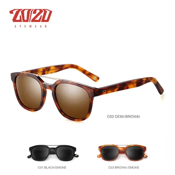 20/20 Brand de Moda Polarizate de Călătorie Femei Bărbați ochelari de Soare Unisex Acetat Clasic de Ochelari de Soare Ochelari de Conducere Oculos AT8031