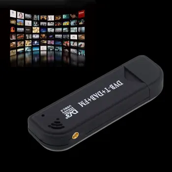 Mini USB 2.0 Software-ul Radio DVB-T RTL2832U+R820T2 DST Digital TV Receiver Stick
