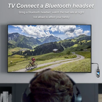 5 În 1 Ecran LCD Adaptor Bluetooth USB Accesorii Portabile fără Fir Pentru PC TV Transmițător Receptor Audio HIFI Vizualizare