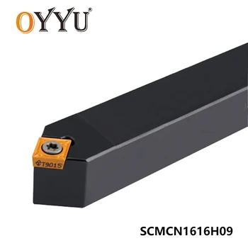 OYYU SCMCN SCMCN1616 Externe Strung de Cotitură Suport Instrument SCMCN1616H09 Plictisitor Bar KORLOY Insertii Carbură CCMT09T304 Unelte CNC