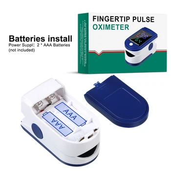 Digital Degetului Pulsoximetru Saturația de Oxigen din Sânge Metru Degetul SPO2, PR Monitor de Ritm Cardiac de Îngrijire a Sănătății + Sac de Depozitare