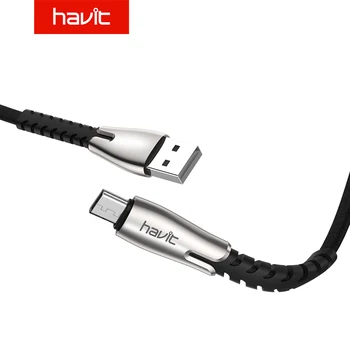 Havit H6112 Rapid de Încărcare Micro USB Cablu Protejat Microusb Incarcator Rapid de Transfer de Date Pentru Telefonul Mobil Android