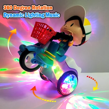 Copilul Jucăriile Electrice Auto pentru Copii Jucării Muzicale de Dans Papusa Intermitent LED Lumina băiat Jucarii Copii Jucarii Educative Cadouri Pentru Fete