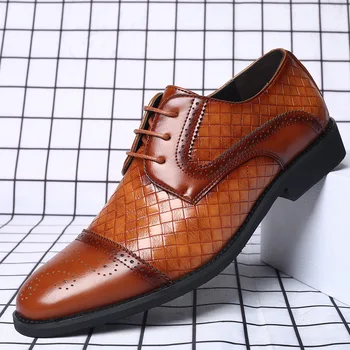 De lux Barbati Pantofi Pantofi de Nunta Tese Model Subliniat Toe Punk Formale Pantofi pentru bărbați de Înaltă Calitate, tv cu Oxfords Plus Dimensiune 38-48