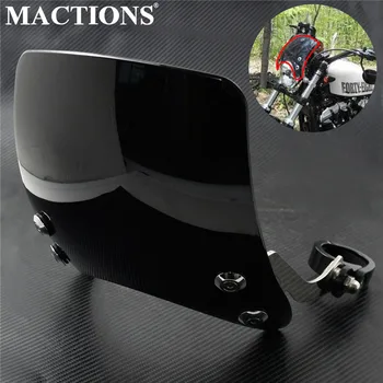 Mactions Reglabil Personalizate Compact Sport Deflector de Vânt Parbriz 39mm Parbriz Pentru Harley Sportster XL 883 1200 04-19 Modele