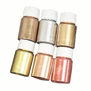 6 Culori 10g Oglindă Marmură Metalice Rășină Pigment Kit Perla Pulbere de Rășină Epoxidică Colorant Glitter Vopsea Rășină Bijuterii