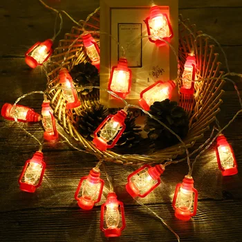 Ulei de Lampă cu LED-uri Șir de Lumini Zână Craciun Ghirlanda de Lumini în aer liber Acasă pentru Petrecerea de Nunta Cortina Decoratiuni de Gradina Natal Baterie